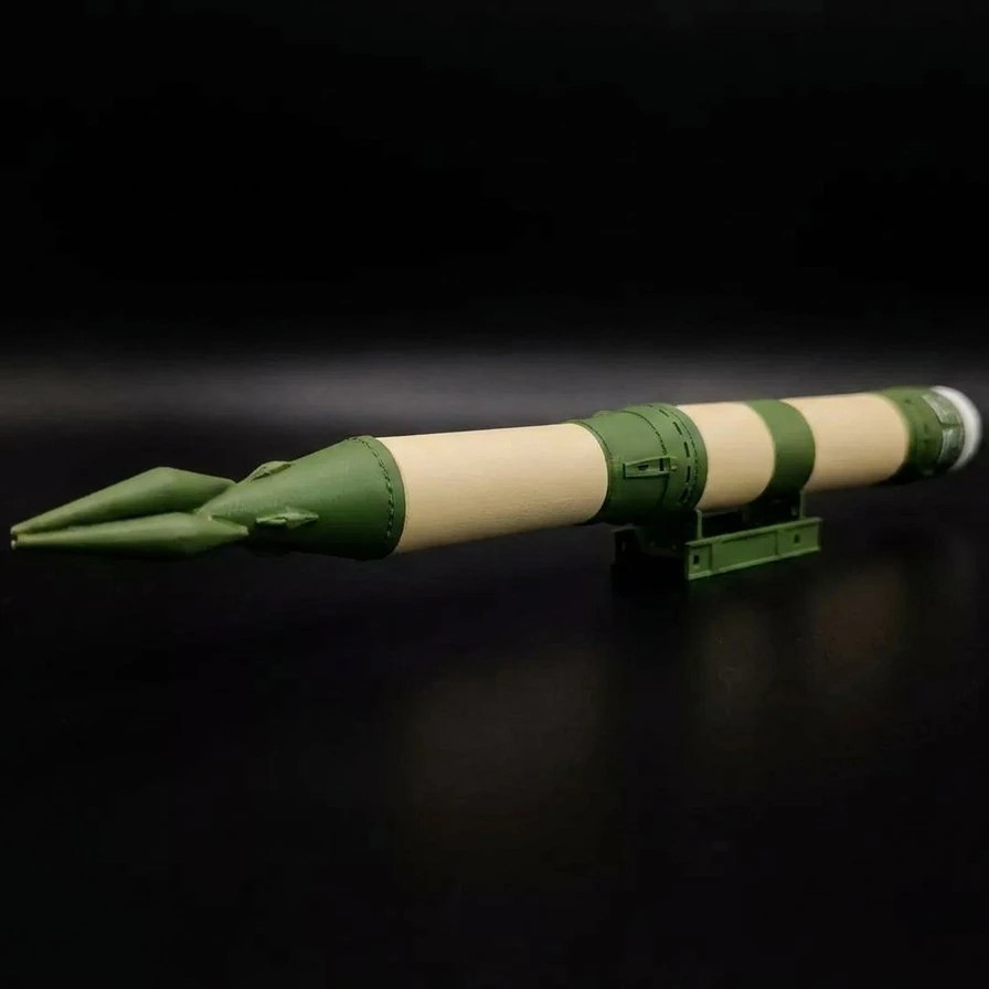 1/48 Scale Soviet SS-20 Saber IRBM Missile 3D Printed Static Model 34cm Length