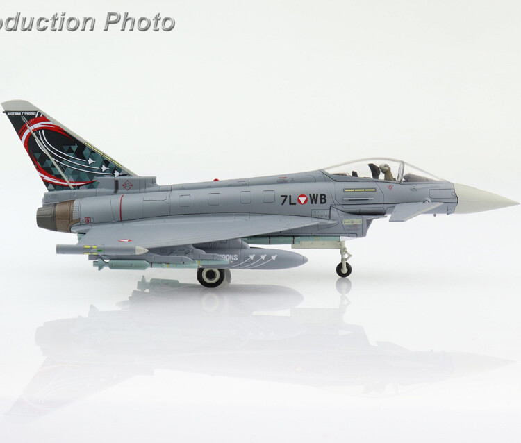 1:72 HM Eurofighter Typhoon 7L-WB Austrian Air Force 2019 Fighter Diecast Model