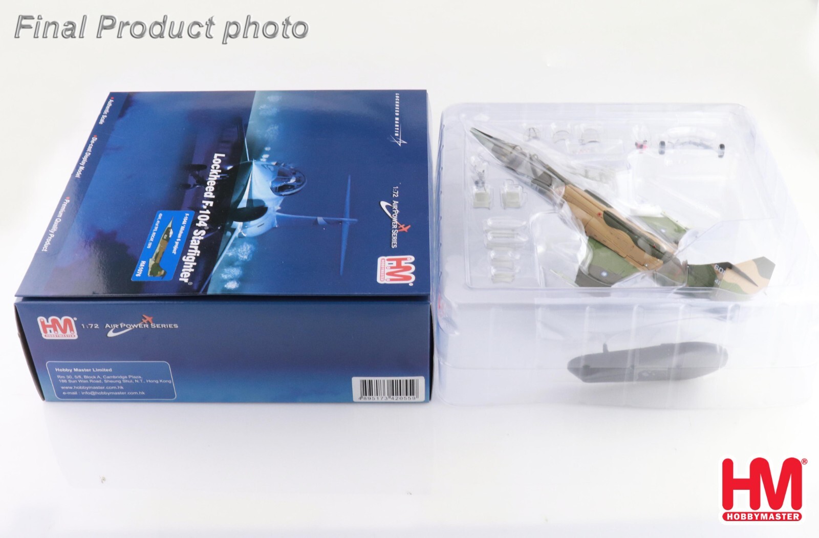 Lockheed F-104A 4241, 41st TFS, ROCAF, 1970 Diecast 1:72 Scale Model – HA1076