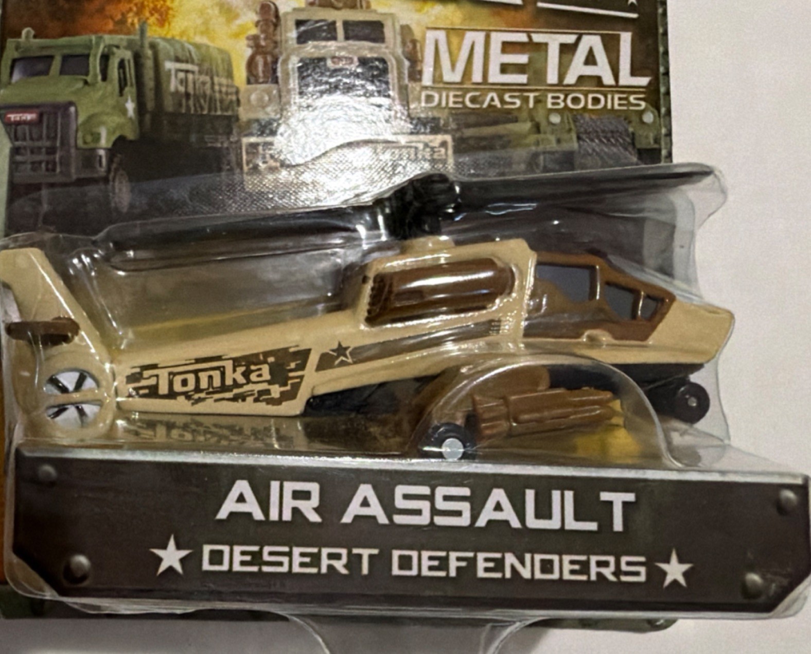 Tonka Strike Force Air Assault Helicopter Diecast Military Toy NIP Sealed