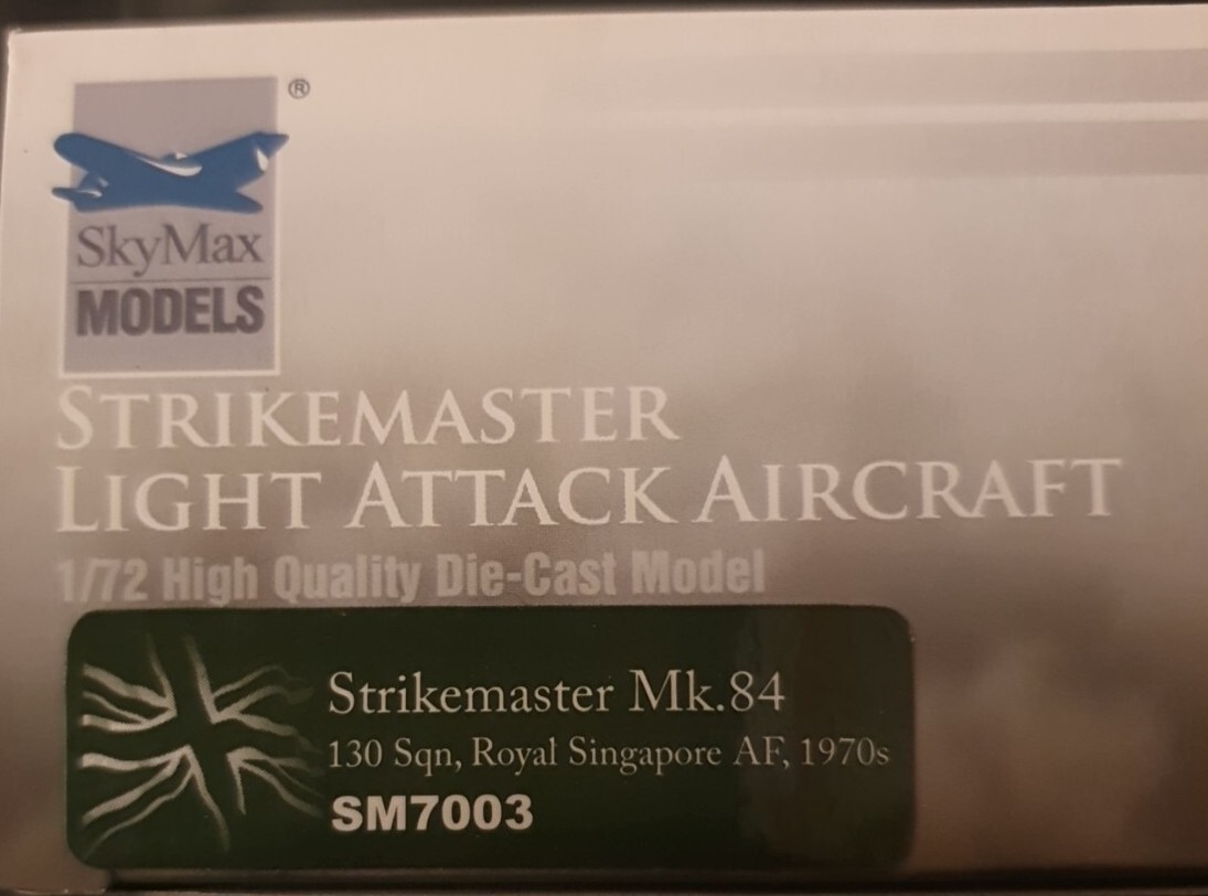SkyMax Models Strikemaster Mk.84 130 Sqn Royal Singapore AF 1970s SM7003