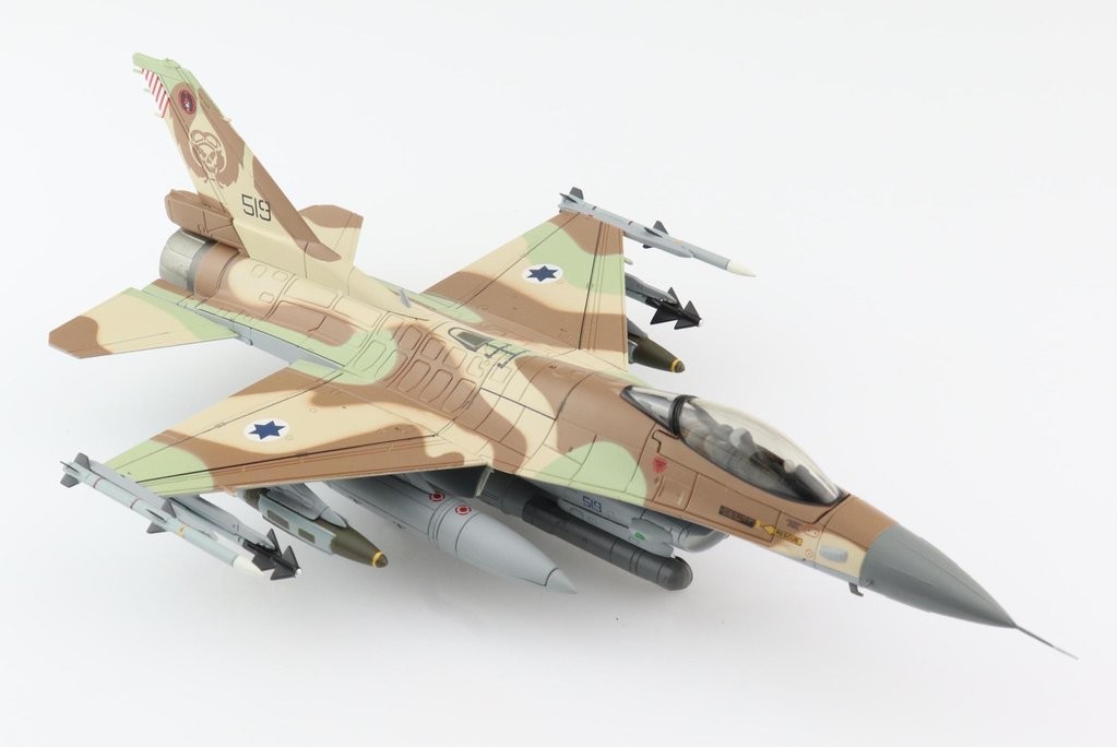 Hobby Master 1:72 HA3809B F-16C Barak IDF/AF 101st Squadron, #519, Diecast Model