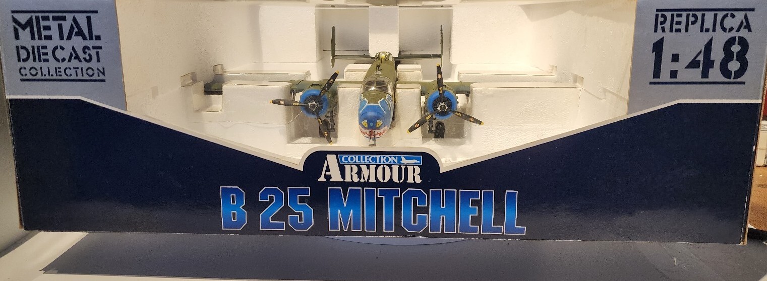 Armour Collection 1:48 Scale WWII B 25 Mitchell U.S.A.A.F RAF 340BG-488BS