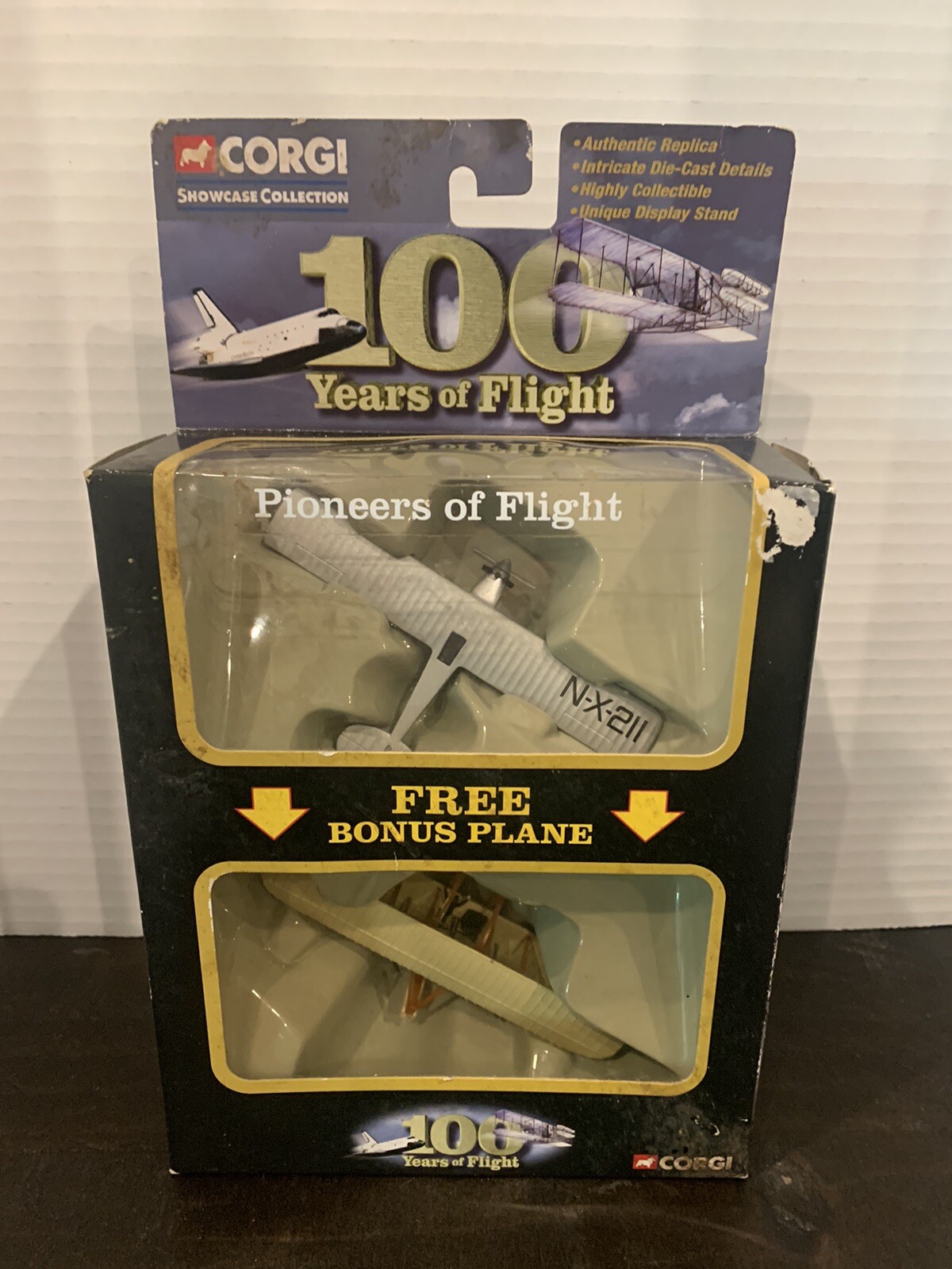 CORGI 100 YEARS OF FLIGHT – PIONEERS OF FLIGHT + FREE BONUS PLANE 2-Pack