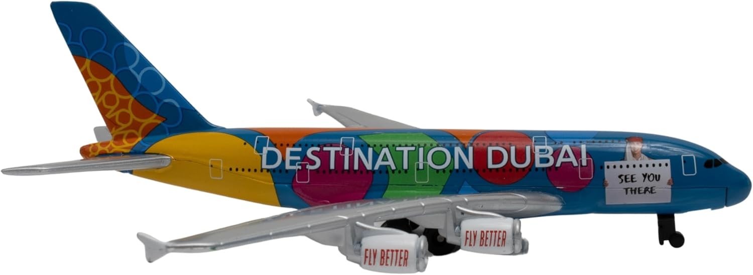 Vibrant Emirates Airlines A380 Collectible Airplane – A Dream for Young Aviators