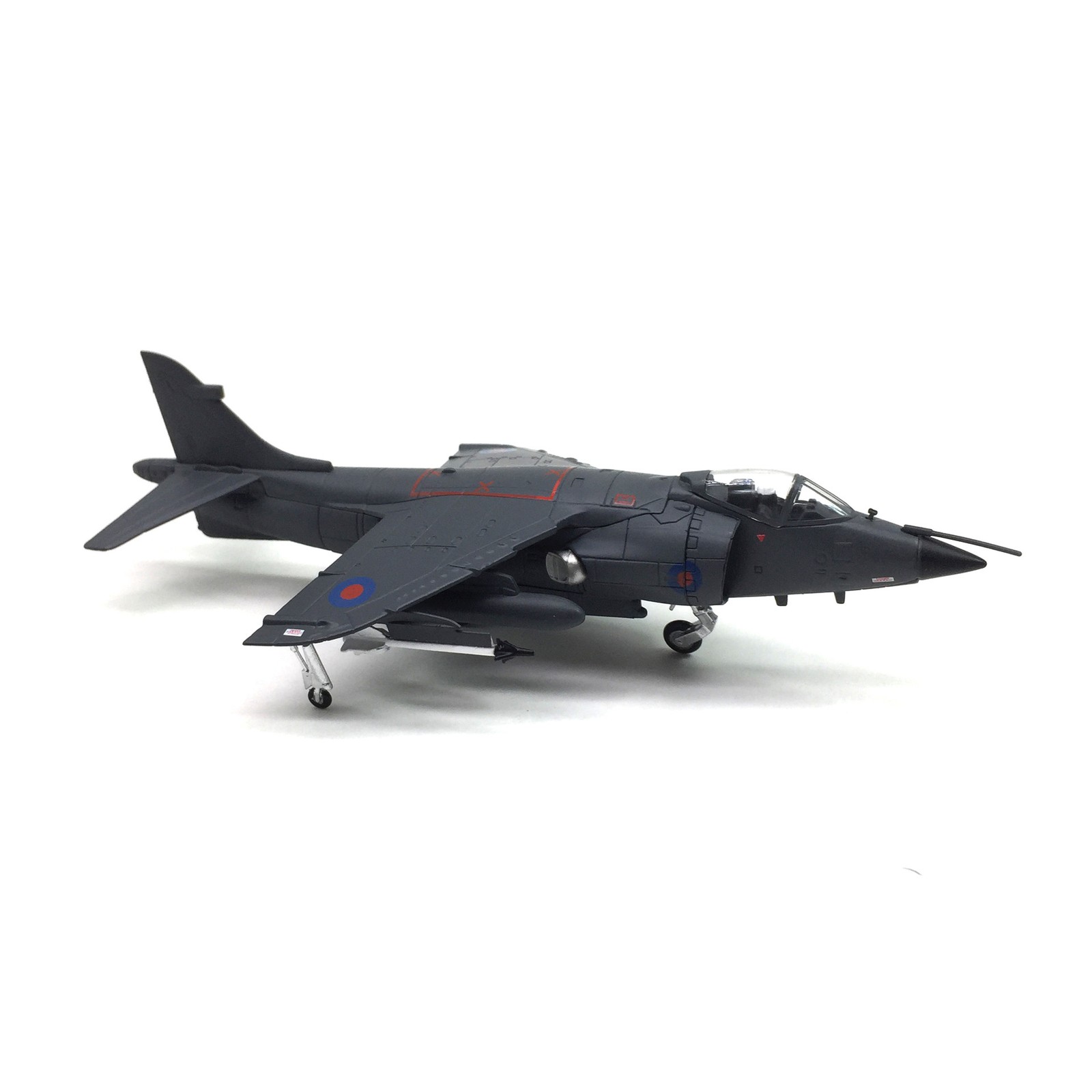 UK Air Force 1982 Sea Harrier Fighter 1:72 FRS MKI Statue Model Alloy Aircraft a