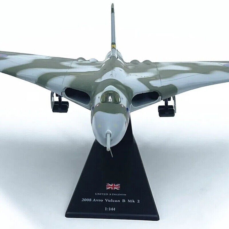 1:144 UK 2008 Avro Vulcan B MK2 Bomber Aircraf Model Diecast Military Collection