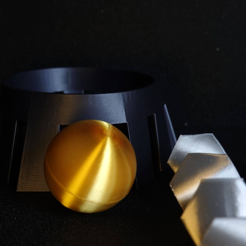 3D Printed 80mm Military Collection Atom Bomb Core Model Oppenheimer Souvenirs