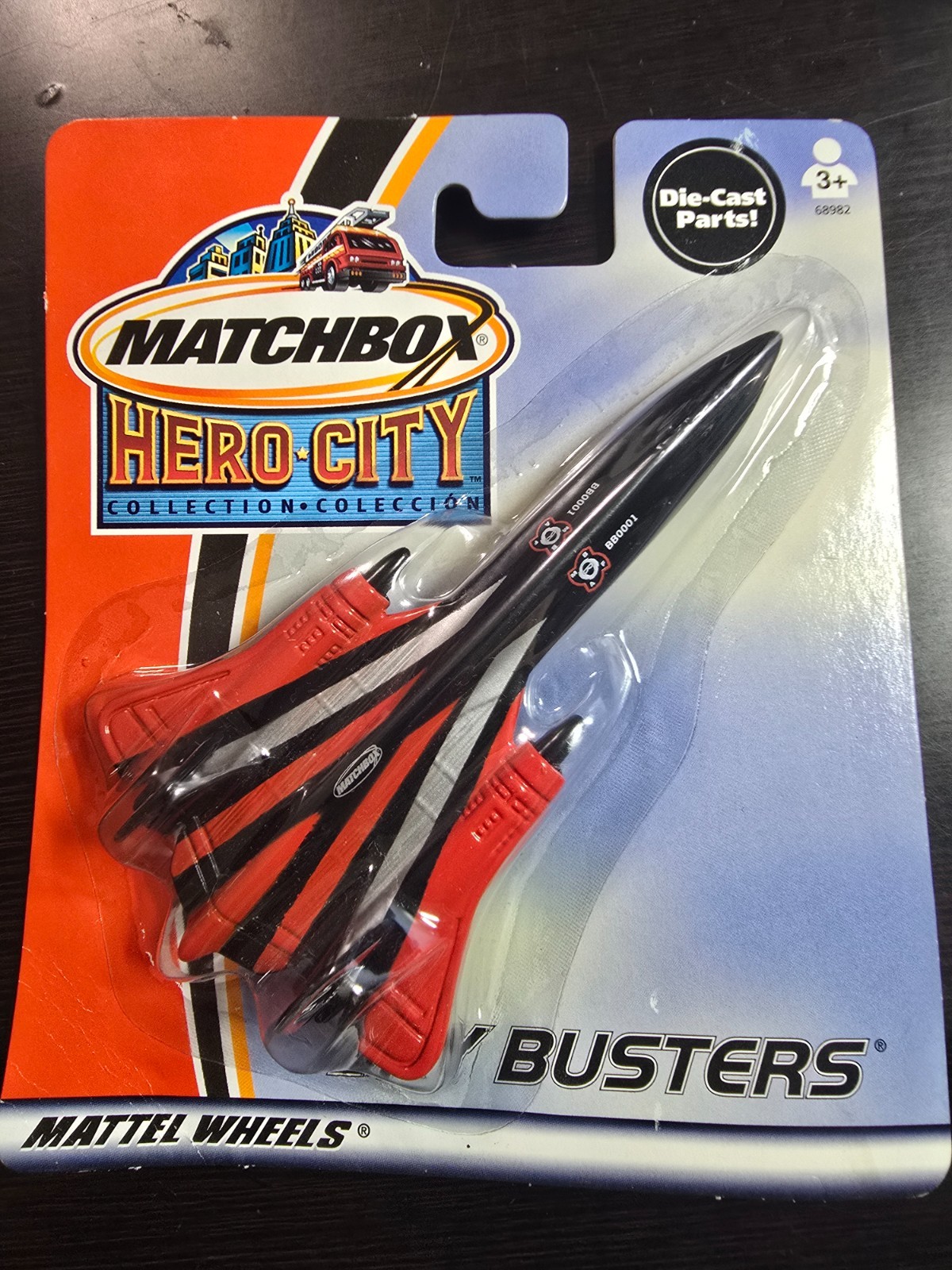 Vintage Matchbox Sky Busters Hero City SR-71 Blackbird Diecast Fighter Jet NEW