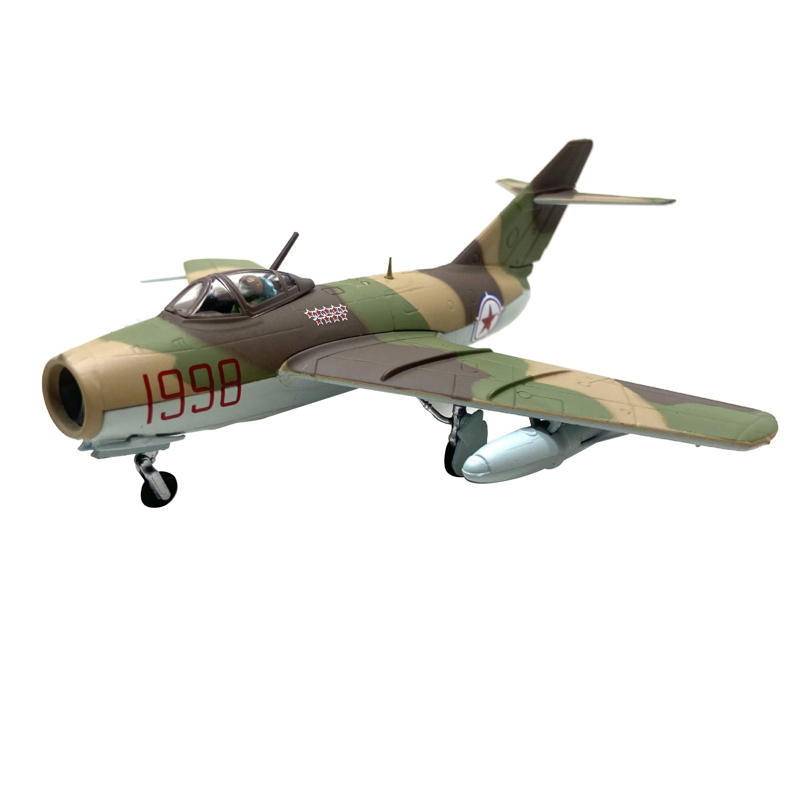 1:72 Scale MiG-15 Fighter Model Historic Aircraft Alloy Construction Gift