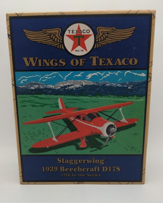 Ertl 21425P Wings Of Texaco Staggerwing 1939 Beechcraft D17S