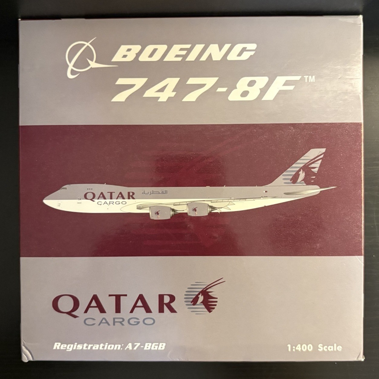 Phoenix Model 1:400 Qatar Cargo Boeing 747-8F 04159 A7-BGB Scale Diecast Plane