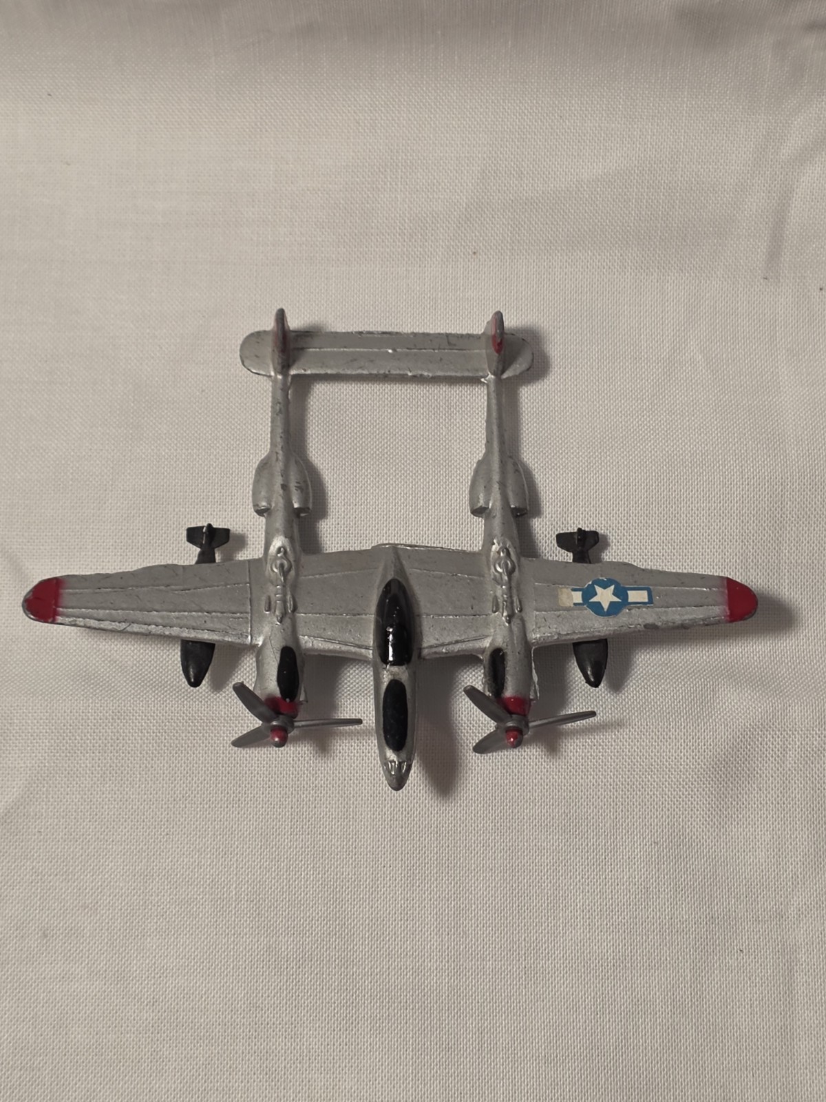 Vintage Dyna Flites P-38 Lightning WW2 Plane A109 TMLM