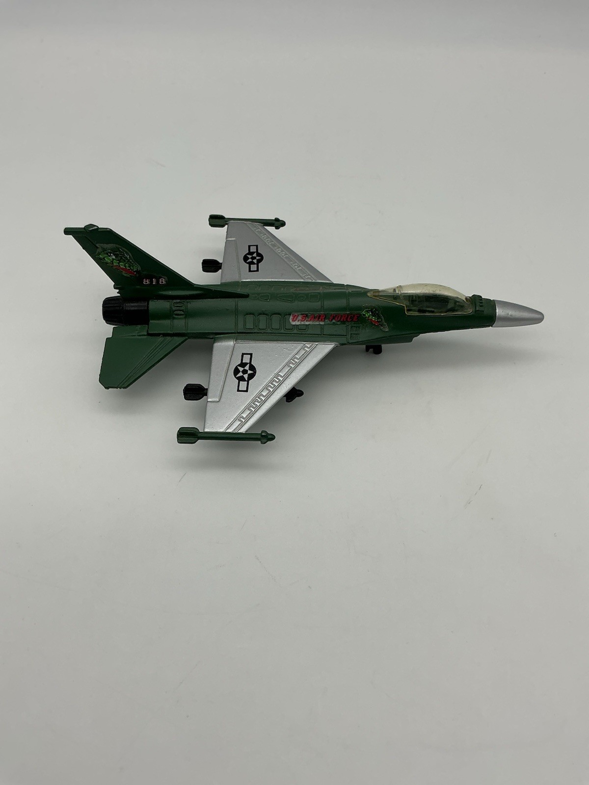 Maisto Die Cast Set Of 3 Military Fighter Jet Toy Planes B-17 , F-16 , F-15