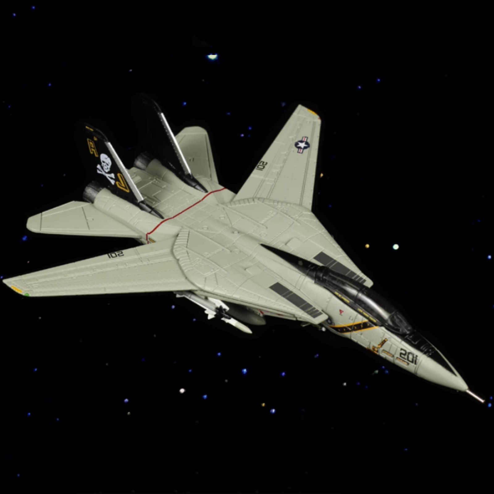 13cm Diecast Alloy 1/144 Scale US Navy F-14 Tomcat Fighter Model Gift
