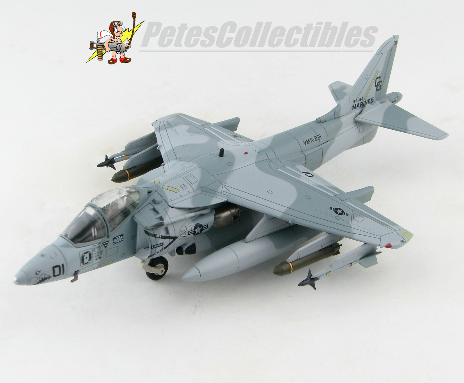 HOBBY MASTER HA2624 BAe AV-8B Harrier II USMC VMA-231 Ace of Spades 1991, 1:72