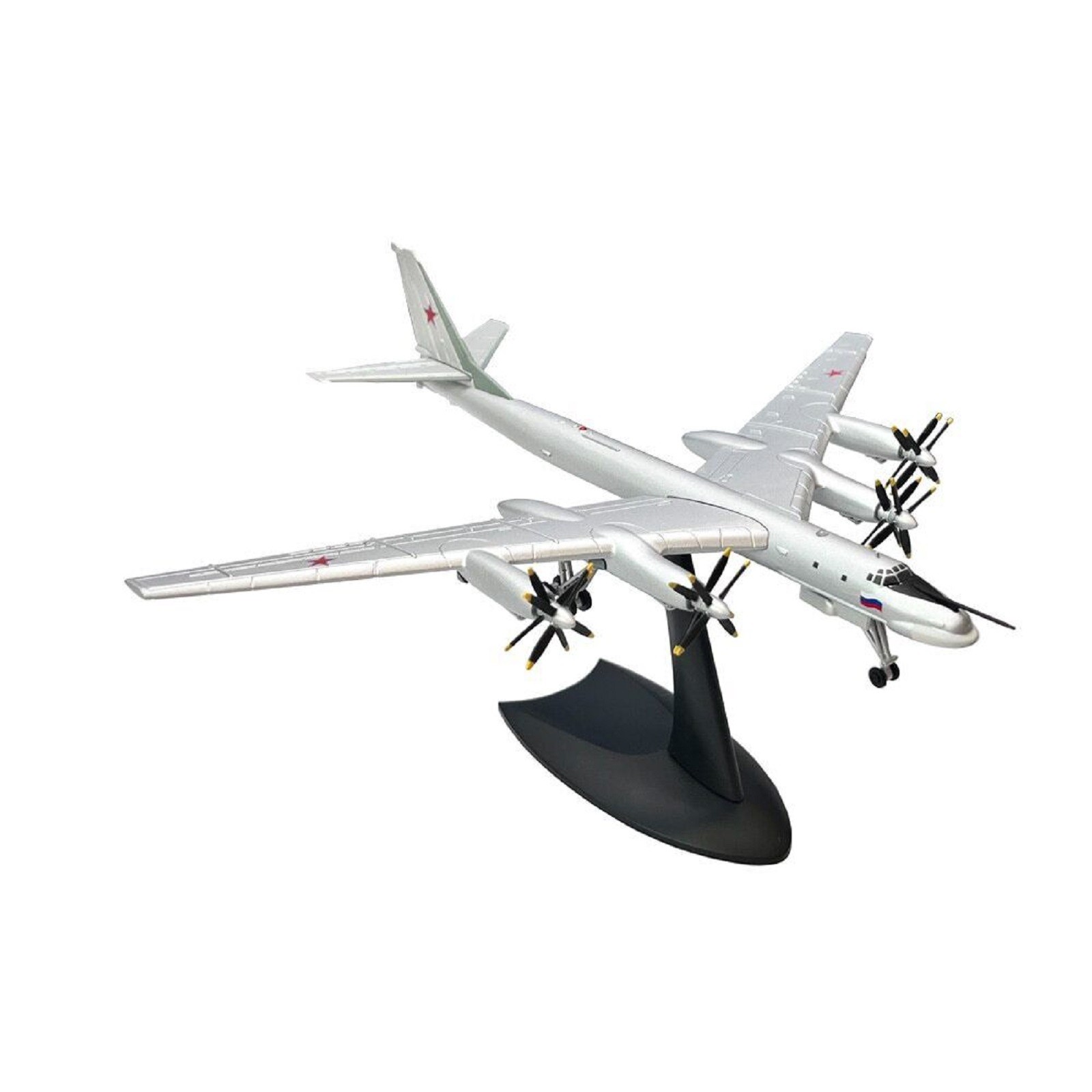 1/200 Tupolev Tu-95 Bear Type Strategic Bomber Aircraft Model Military Ornaments