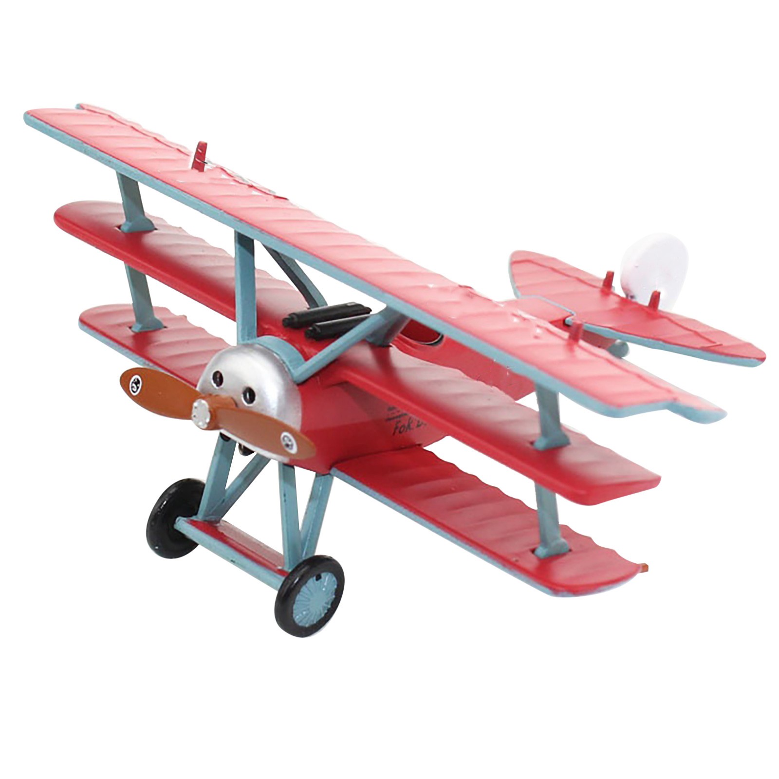 Diecast Fokker Dr.I Triplane Model 1/72 Scale Red Baron Aircraft Replica