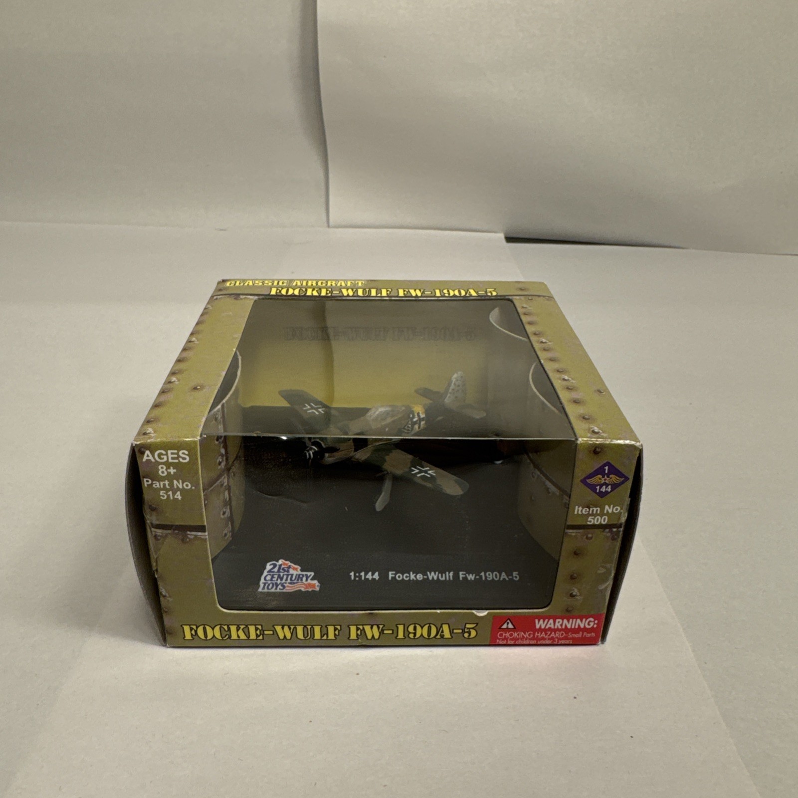 German Focke-Wulf Fw-190A-5 Aircraft 1:144 Scale Replica by 21st Century Toys
