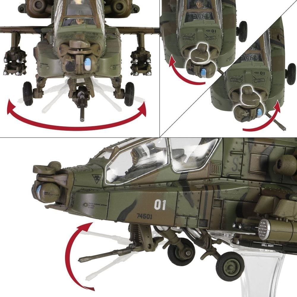 Forces of Valor 1:72 AH-64D Longbow Apache, JGSDF Camp Akeno, 2010, NO.JG4501