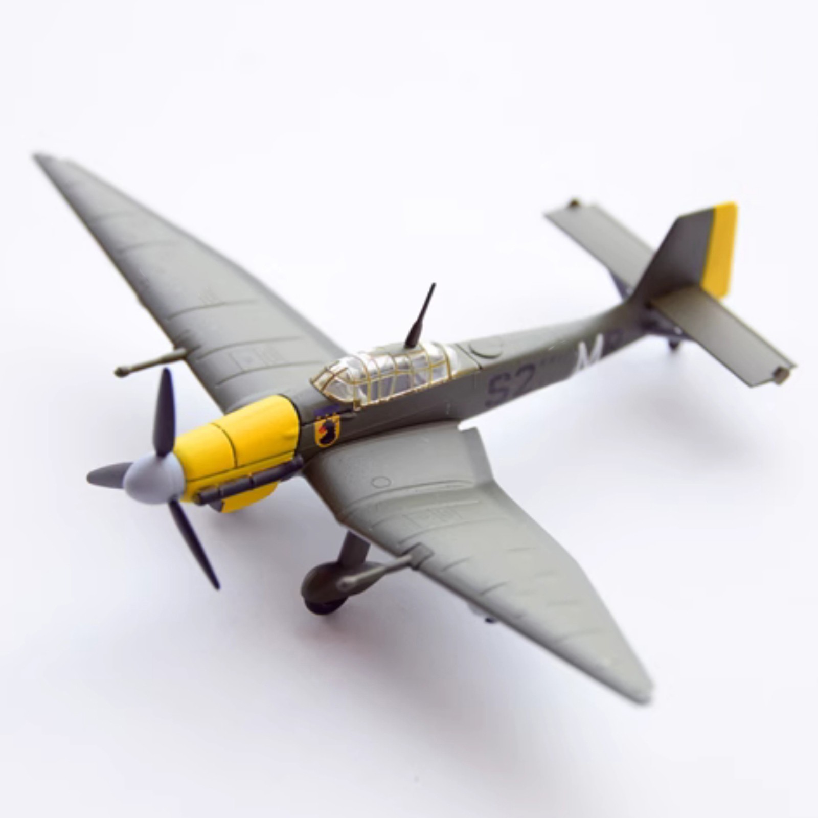 1/110 Scale 10cm Diecast Alloy Germany Junkers JU-87 Stuka Bomber Model