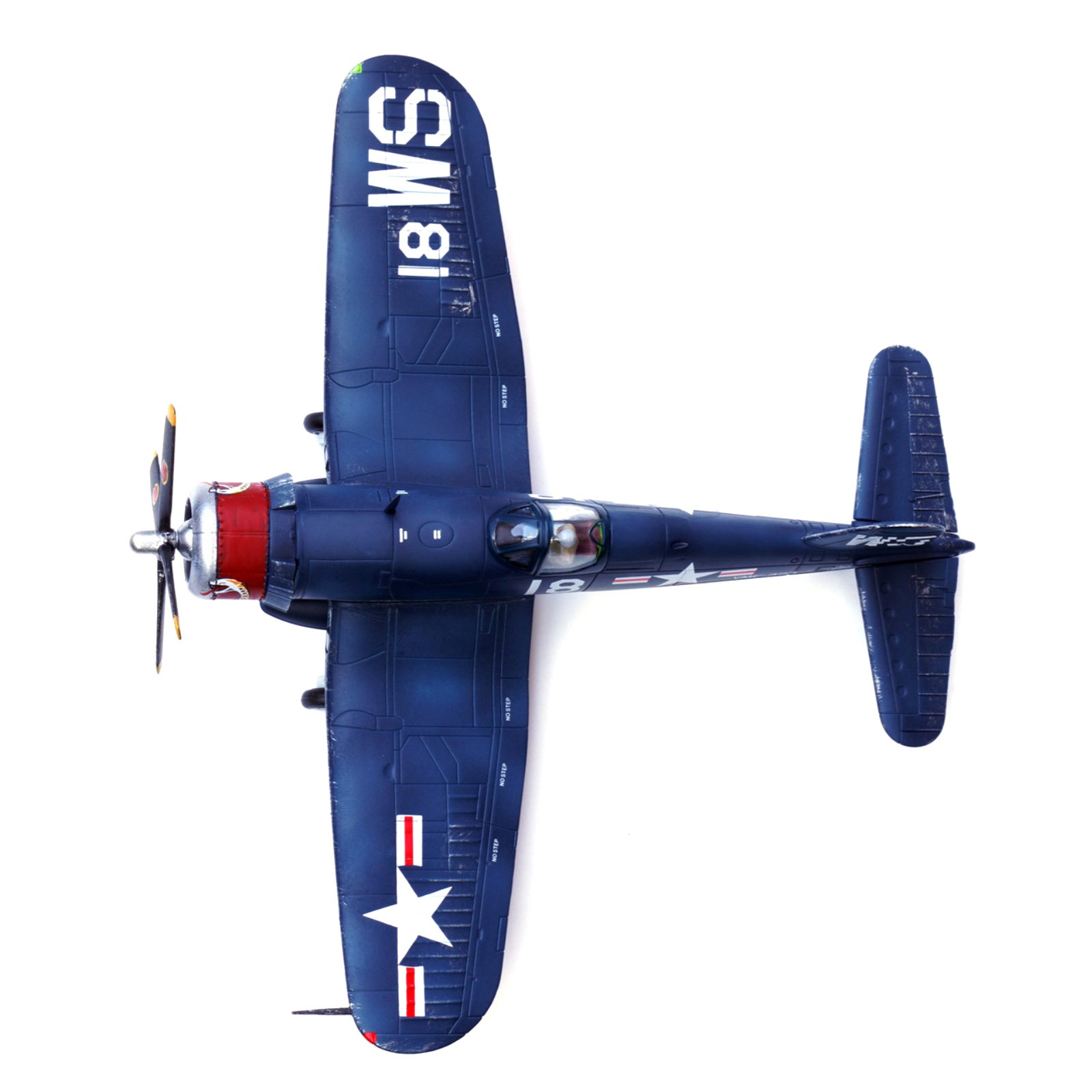 14cm Diecast Alloy 1/72 Scale WWII USMC F4U Corsair Fighter Model Gift