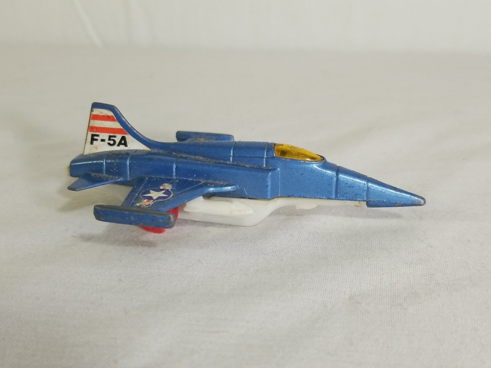 Vintage Die-Cast Jet Airplane Pull Back F-5A Freedom Made In Hong Kong