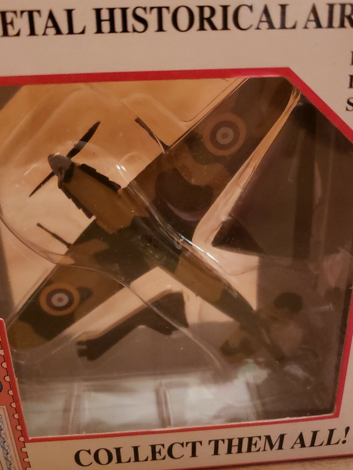 Diecast 1/100 Hurricane MKII Postage Stamp Plane 5340-1 NEW IN BOX