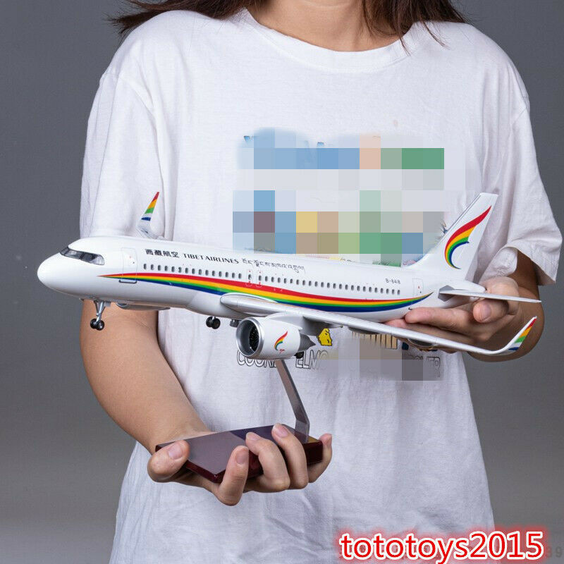 1/80th Tibet Airlines A320neo Passanger Plane Aricraft Display Plane Model Gift