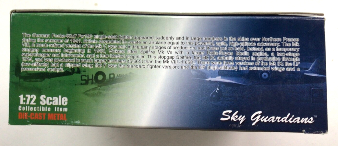 Sky Guardians WTW-72-002-013 Spitfire Mk VIII U.S. Army Air Force 307 Italy 1:72