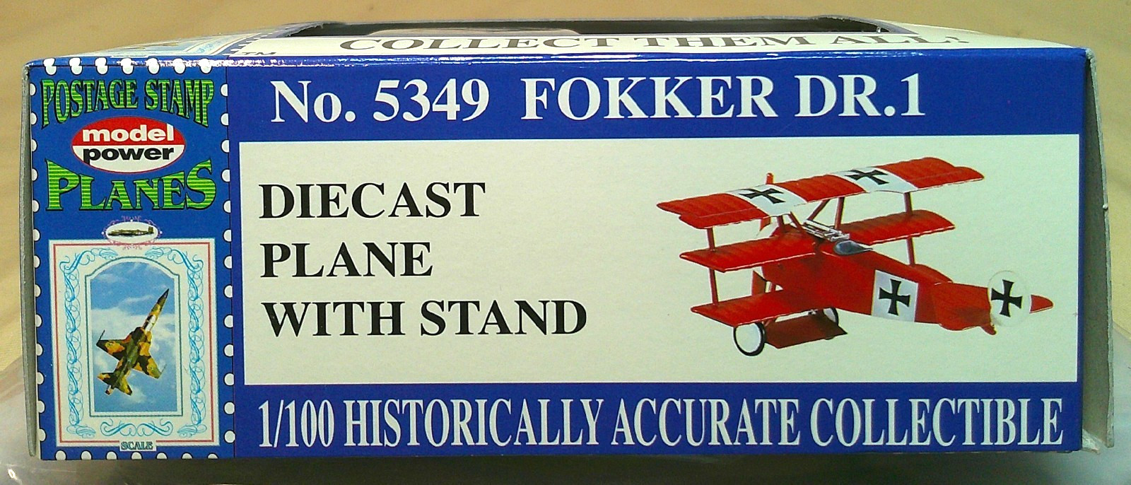 Model Power Postage Stamp Planes Series C 5349 Fokker DR.1 triplane Red Baron