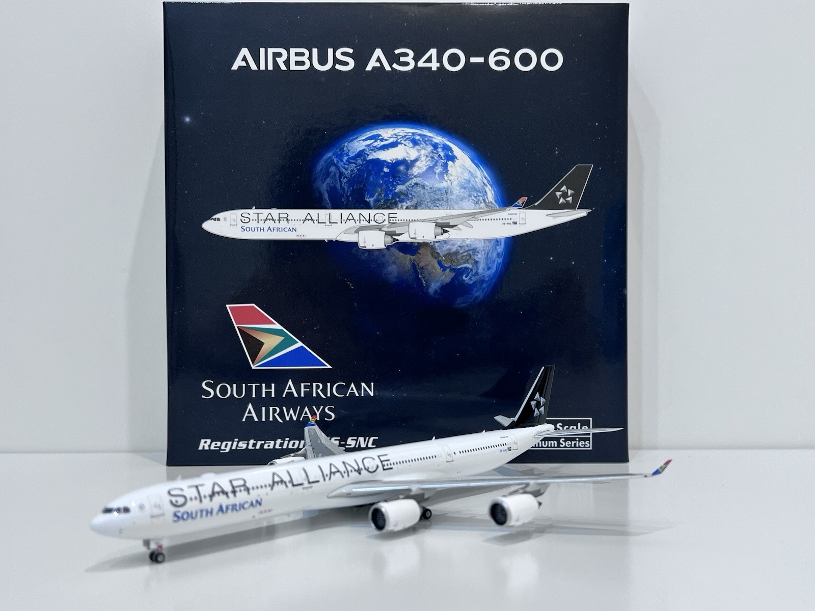 Phoenix 1:400 South African Airways Airbus A340-600 STAR ALLIANCE ZS-SNC