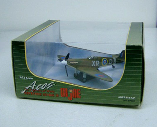 Hasbro GI Joe Aces 1/72 scale Fighters of WWII Spitfire Mark II Diecast Airplane