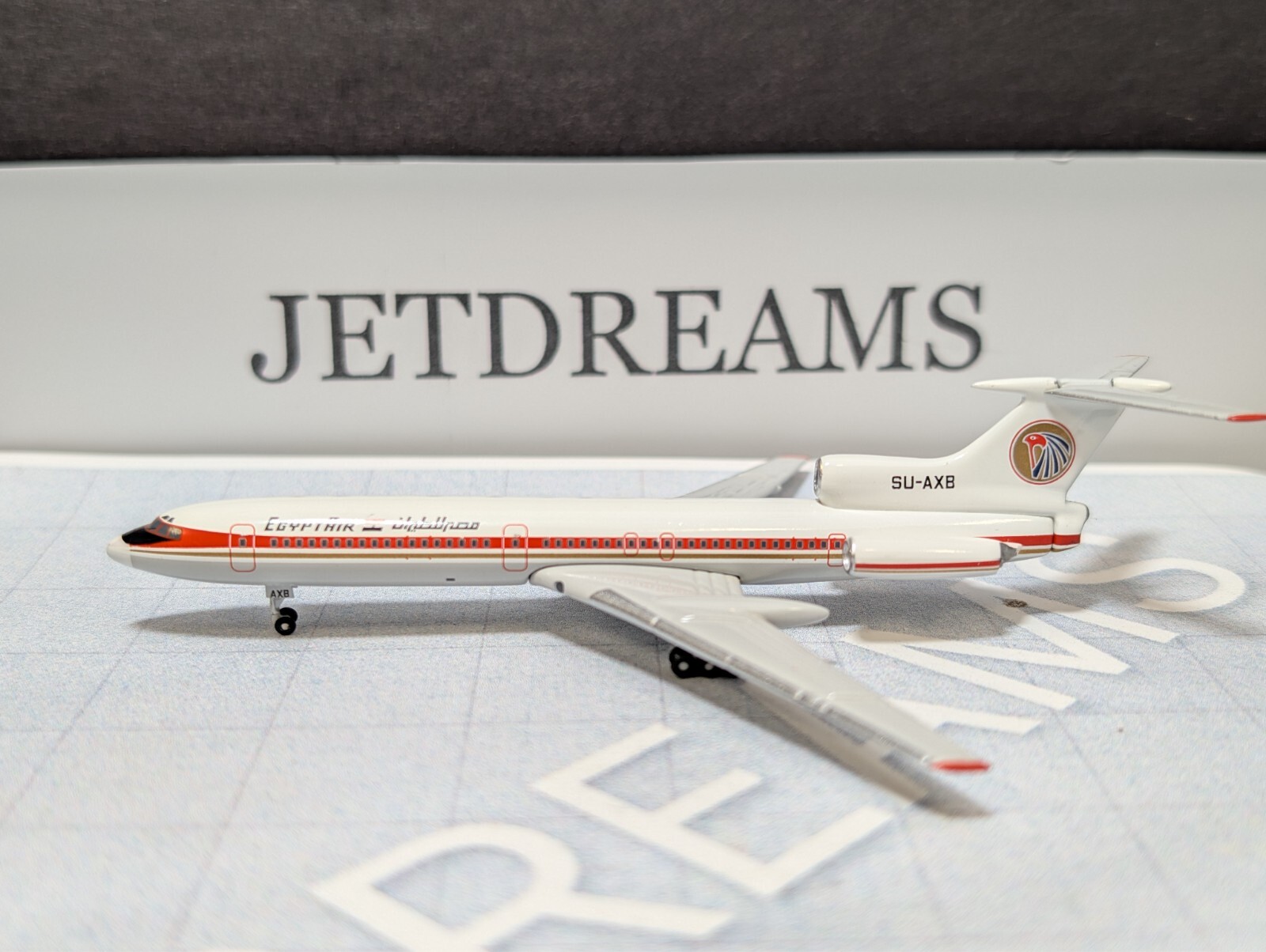 1/400 EGYPTAIR TUPOLEV TU-154 / 154B2 1980’S COLORS SU-AXB AEROCLASSICS