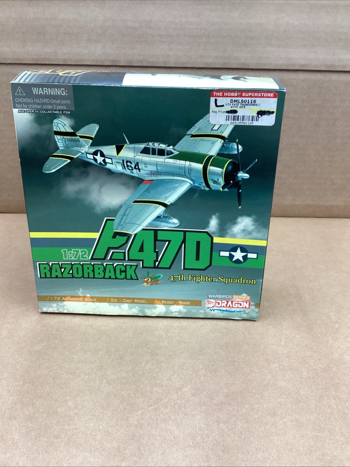 Dragon Wings P-47D Razorback of the 47th Fighter Squadron 1/72 scale NEW OTHER
