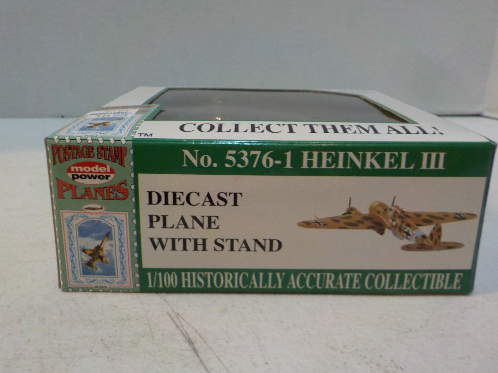 A515 Model Power Postage Stamp Planes No.5376-1 Heinkel III 1 : 100 Scale