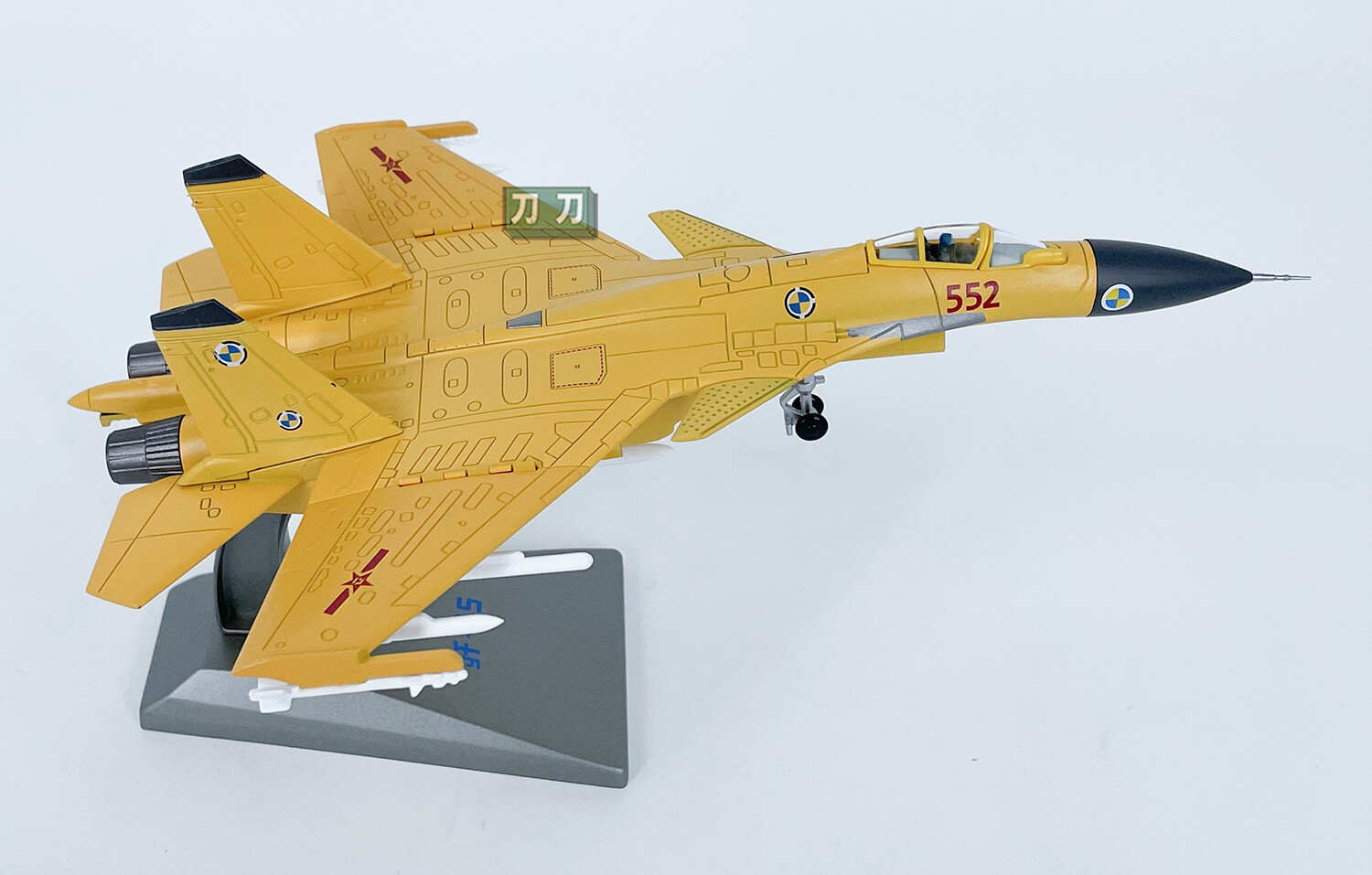1:100 21CM AVIC China J-15 Fighter Plane Diecast Military Aircraft Model