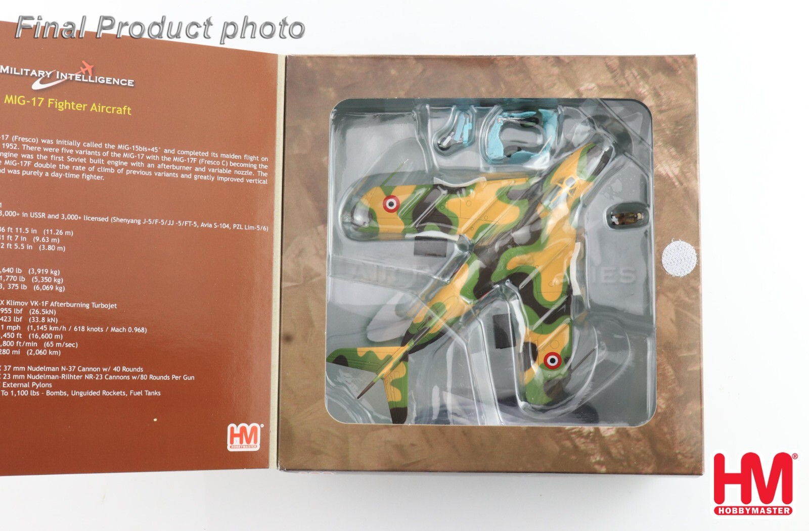 Hobby Master 1/72 HA5911 Mikoyan-Gurevich MiG-17F Fresco-C Egyptian Air Force
