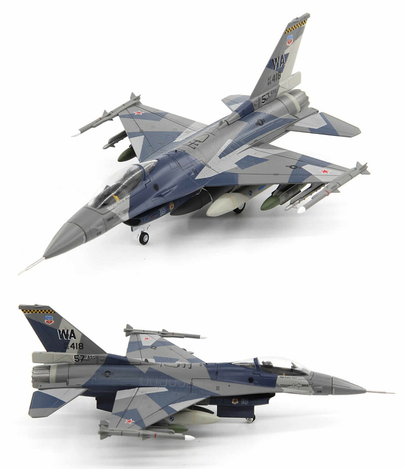 AF1 1/72 F-16C Block Fighting Falcon 57th ATG, 64th AGRSRed 69 Nellis AFB