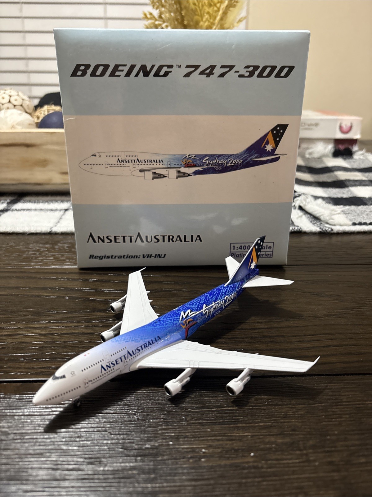 Phoenix Models Ansett Australia Sydney 2000 Boeing 747-300