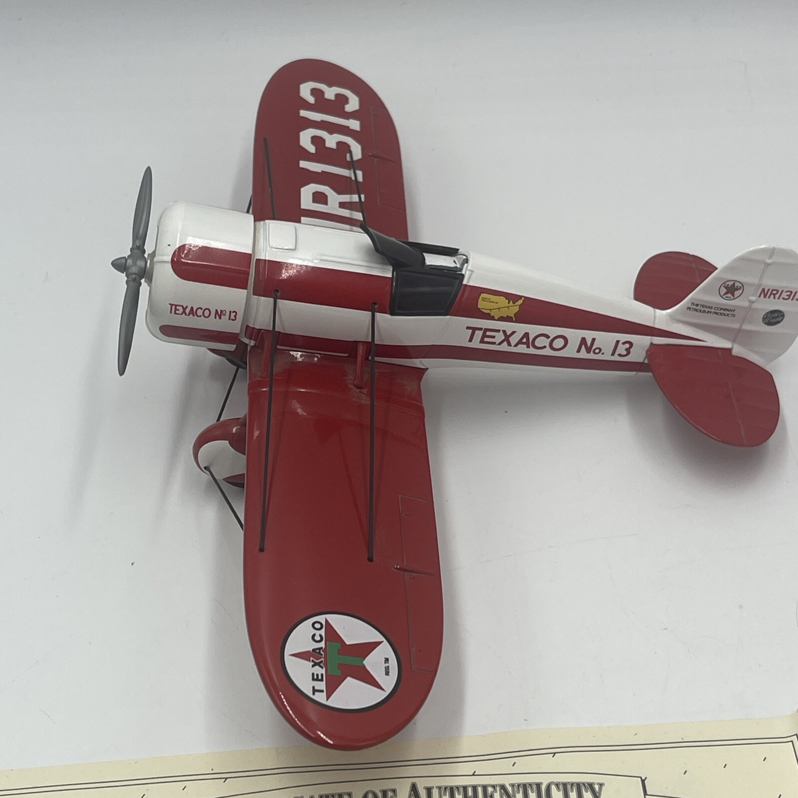 Ertl Wings of Texaco 1930 Travel Air Model R ” Mystery Ship” 5th in Series NIB