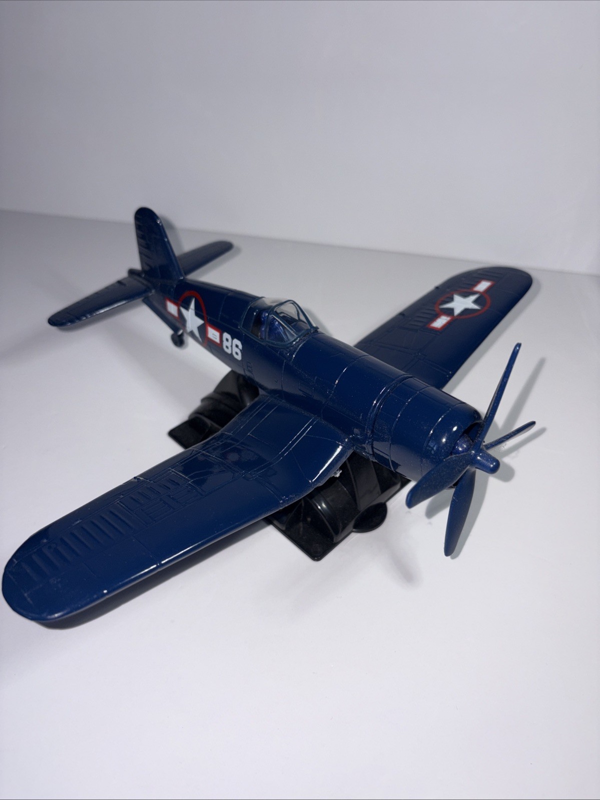 F4U-1D Corsair Metal Diecast Model – Blue – Excellent Condition