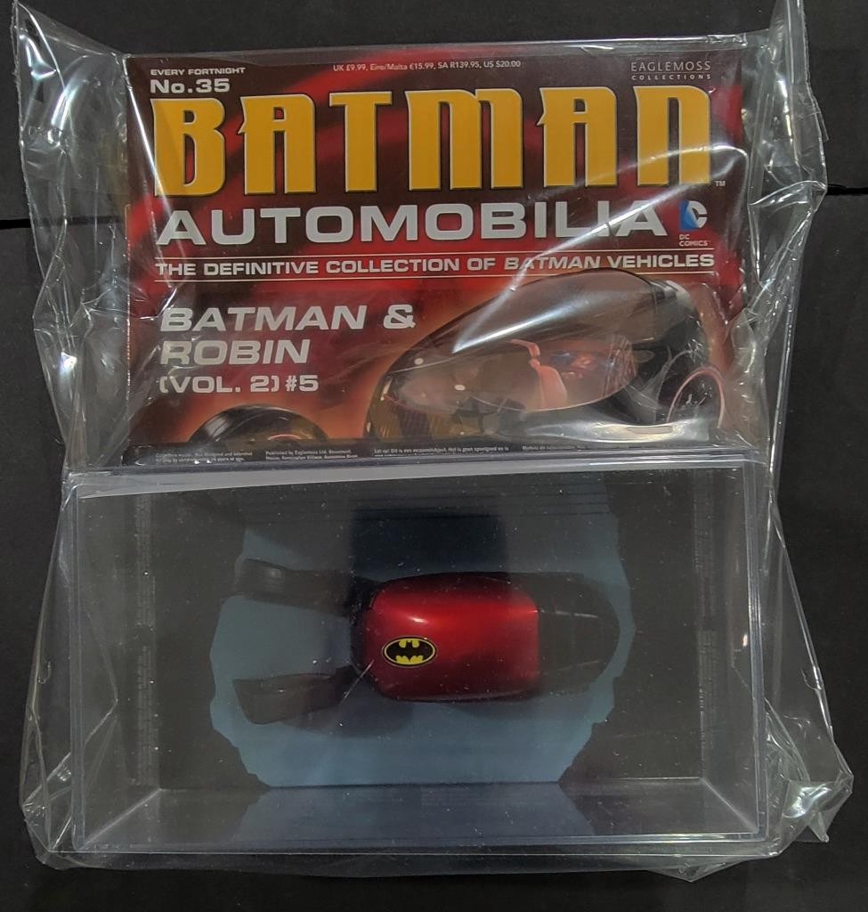 EAGLEMOSS BATMAN BATMOBILIA BATMAN & ROBIN #5 BATMOBILE