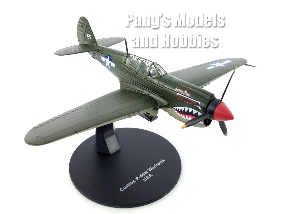 Curtiss P-40 P-40N Warhawk “American Dream” USAAC 1/72 Scale Diecast Model