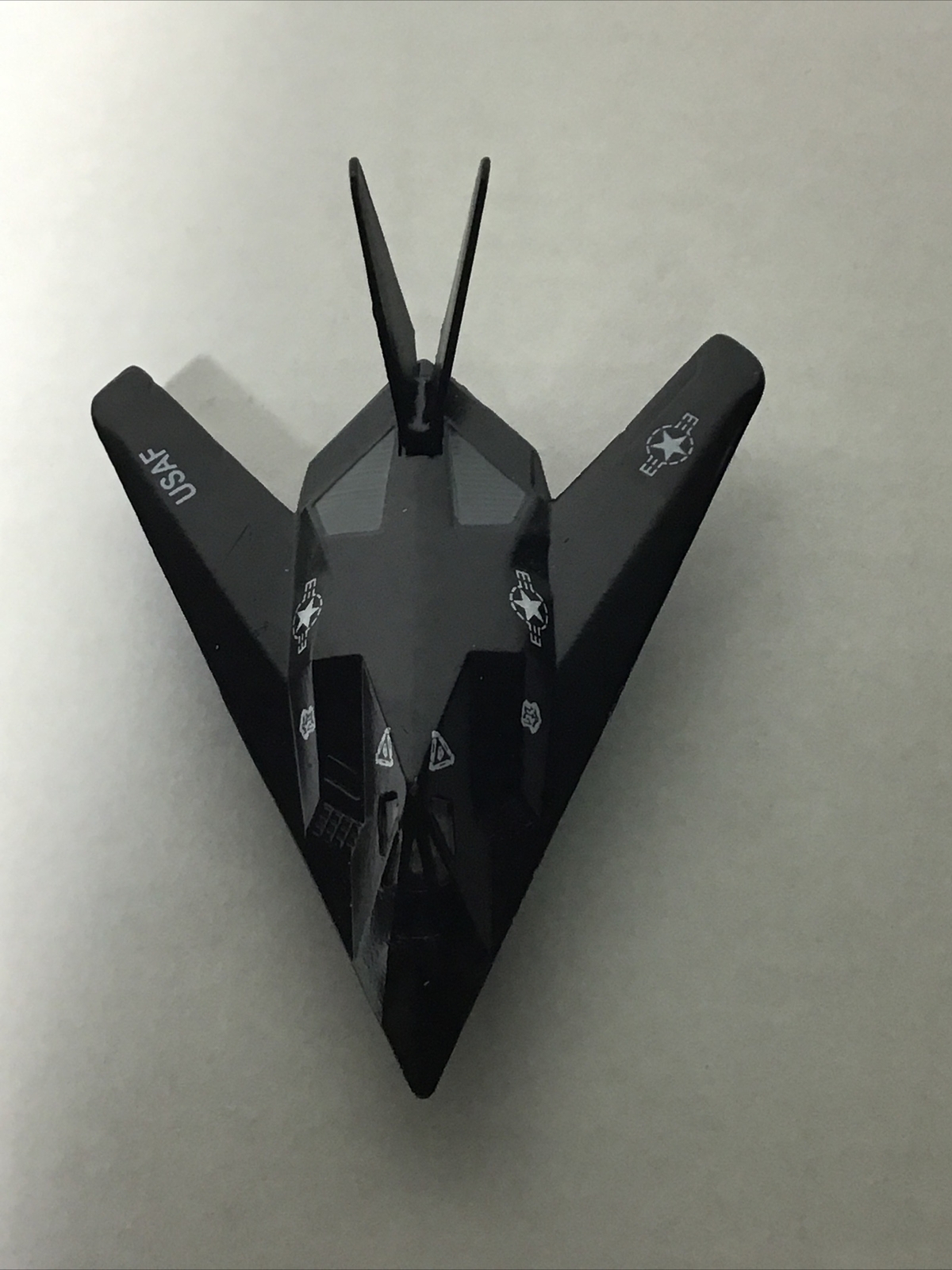 In Air Stealth Fighter F-117A A221 Nighthawk Die Cast USAF 798. Vintage