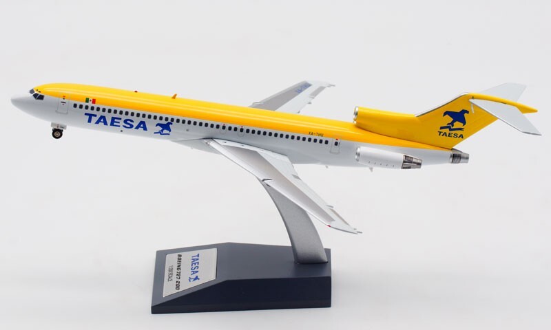 1:200 InFlight200 Mexico TAESA B727-200 XA-THU Diecast Aircraft Model