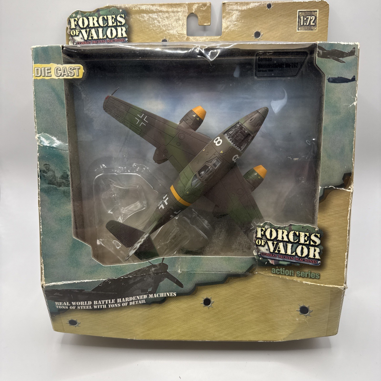 Forces Of Valor Die Cast German Messerschmitt Me-262 1:72 Opened Box