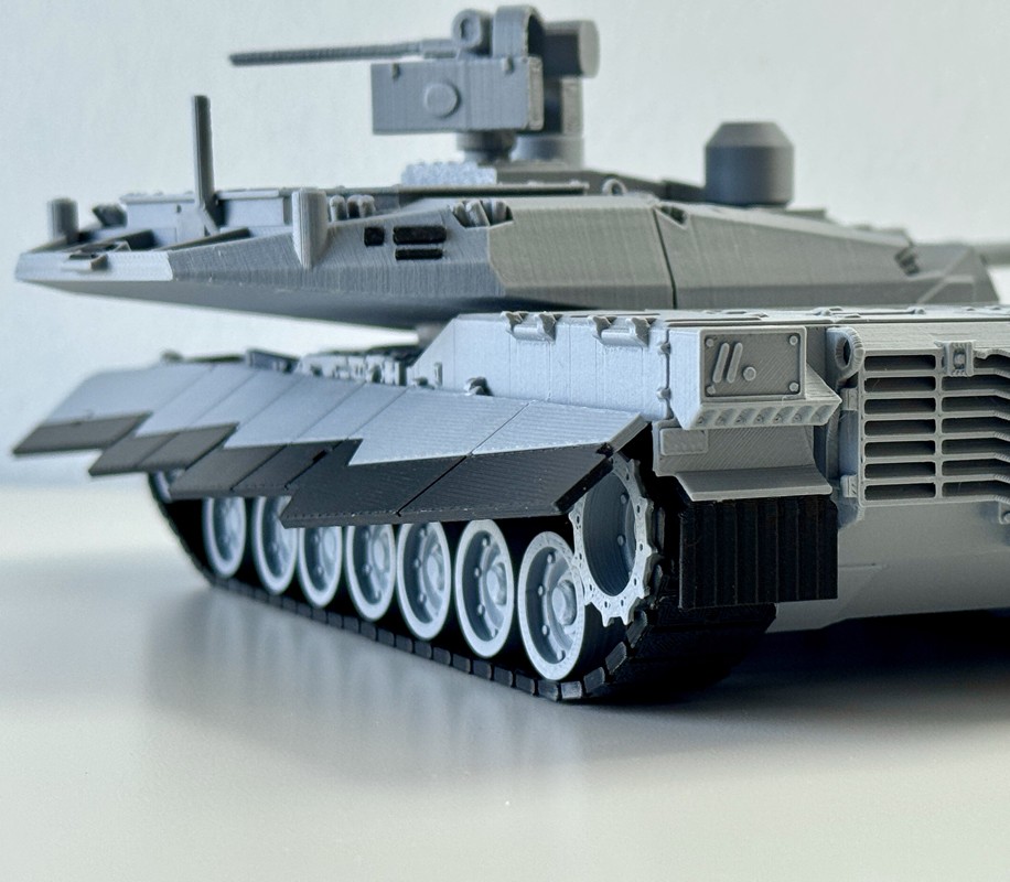 3D Printed 30cm 1:35 Military Model U.S. Army AbramsX Tank Vehicles Collection