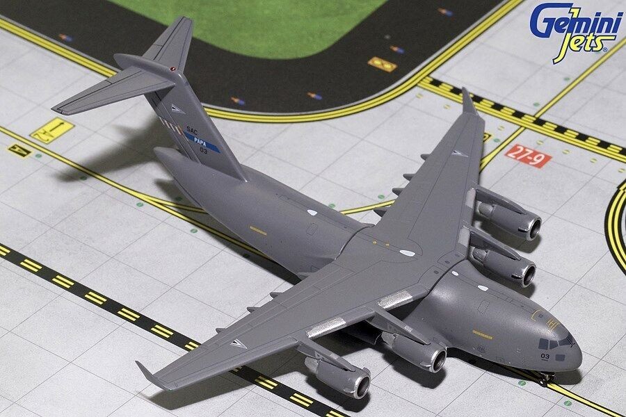 NATO-PAPA C-17 GeminiMacs GeminiJet Globemaster III SAC-03 1:400 Scale Model