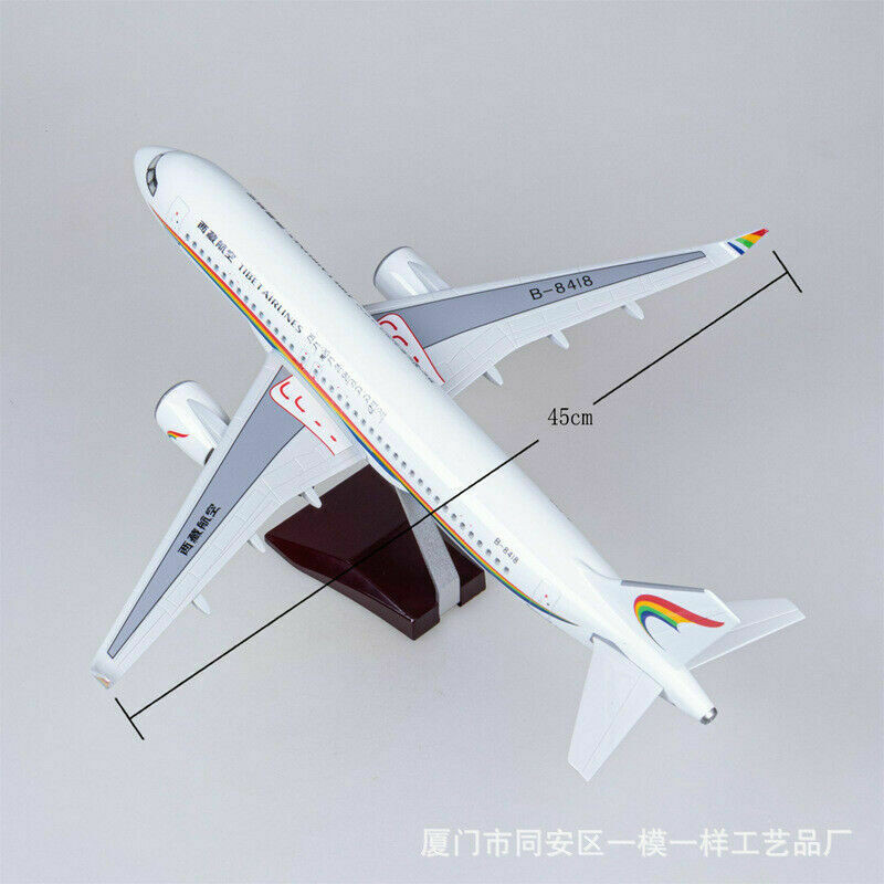 1/80th Tibet Airlines A320neo Passanger Plane Aricraft Display Plane Model Gift